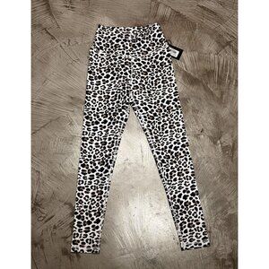 Lahana Active Womens Emari 7/8 Leggings Small Leopard Print Athleisure New With